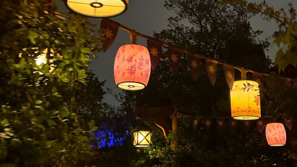 ラプンツェルのランランフェスティバルの待ち列の風景