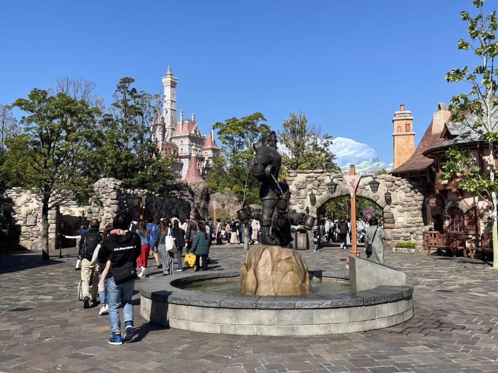 ハッピエントリーで美女と野獣に向かった時の様子