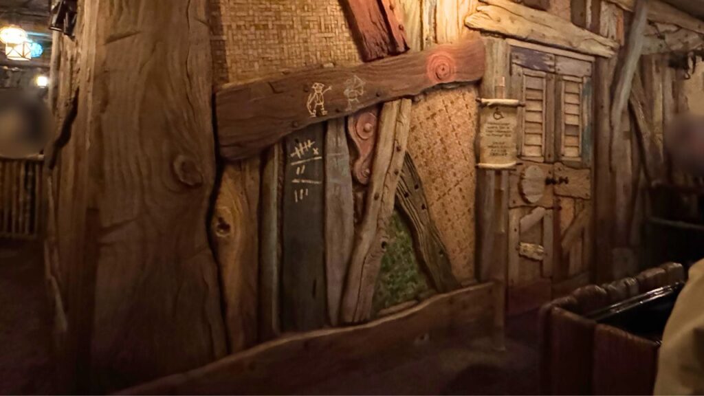 ピーターパンのネバーランドアドベンチャーのープレショー後の待機列