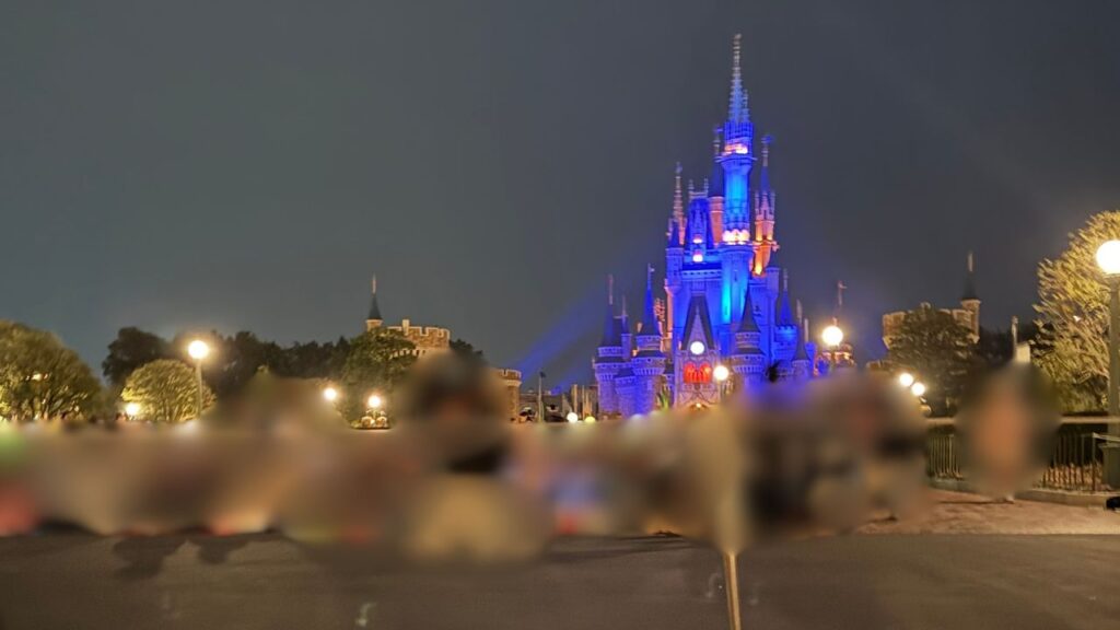 エレクトリカルパレードDPA席からの眺め