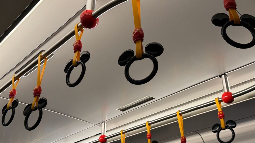 リゾートラインの車内